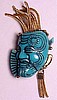 UNS6 blue plastic immortal face pin